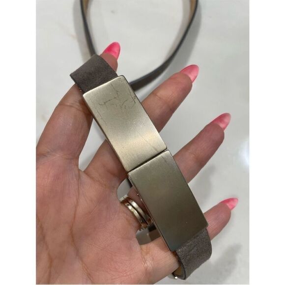 St. John Leather belt size medium